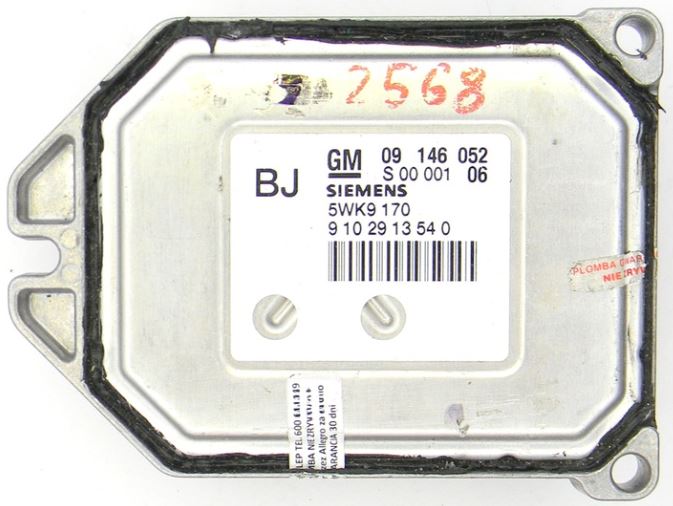 09146052 5WK9170 OPEL STEROWNIK SILNIKA